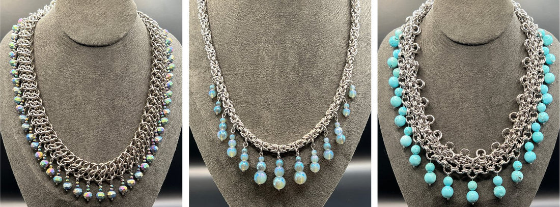 Unveiling My New Stainless Steel Chainmaille Collection - Megan Gros Designs