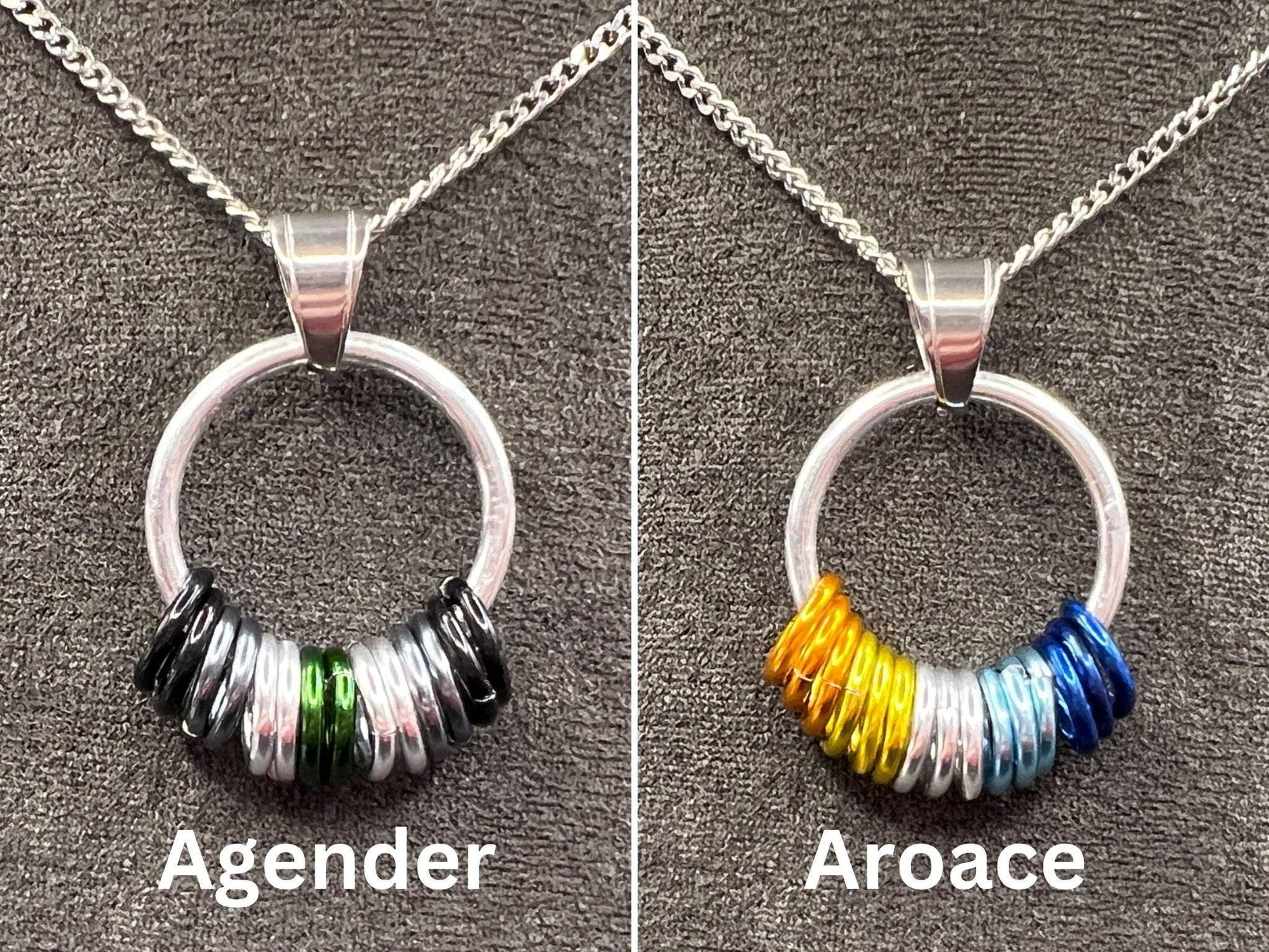 Pride Flag Fidget Pendant: 18 Flags Available - Megan Gros Designs