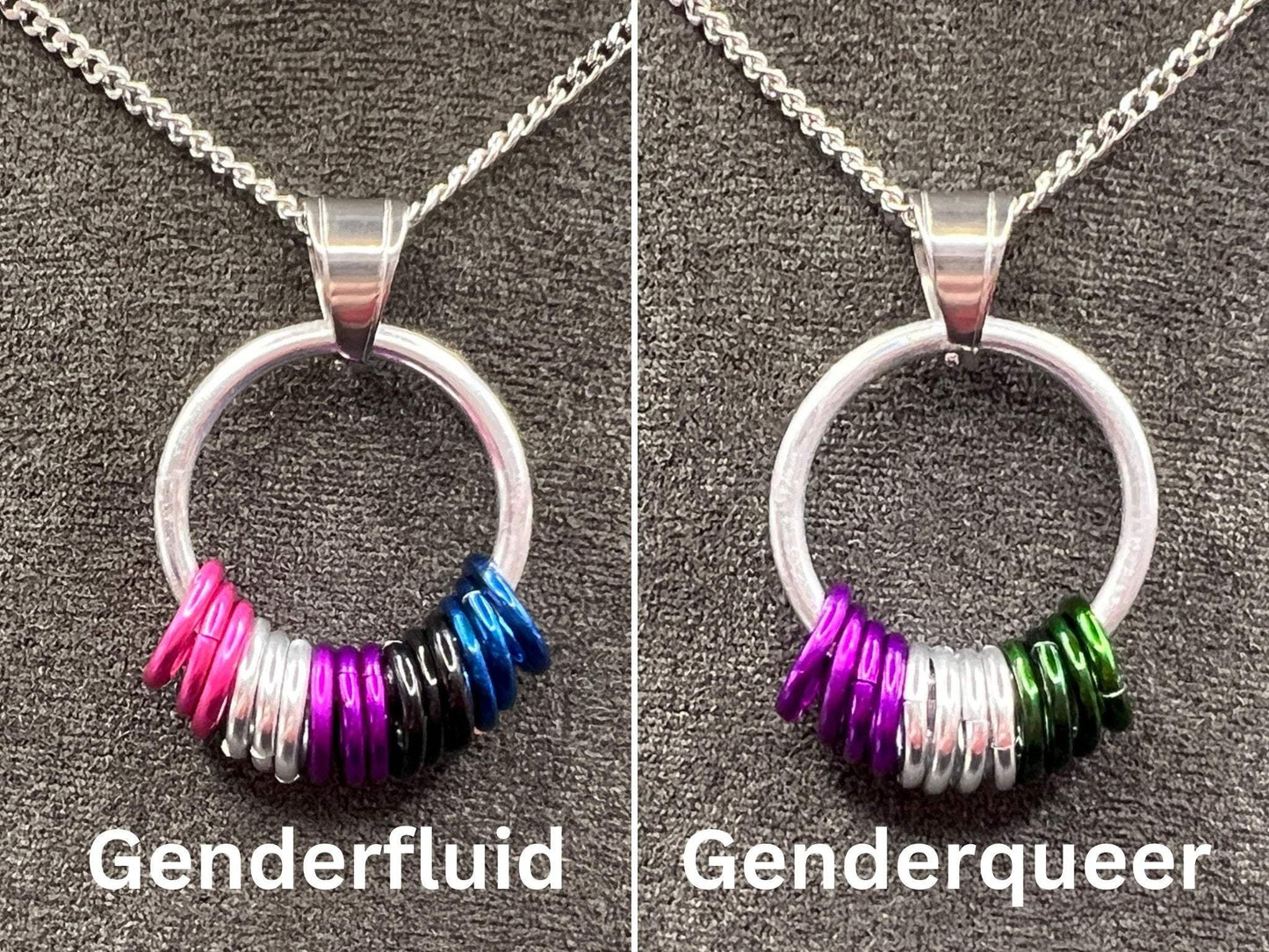 Pride Flag Fidget Pendant: 18 Flags Available - Megan Gros Designs