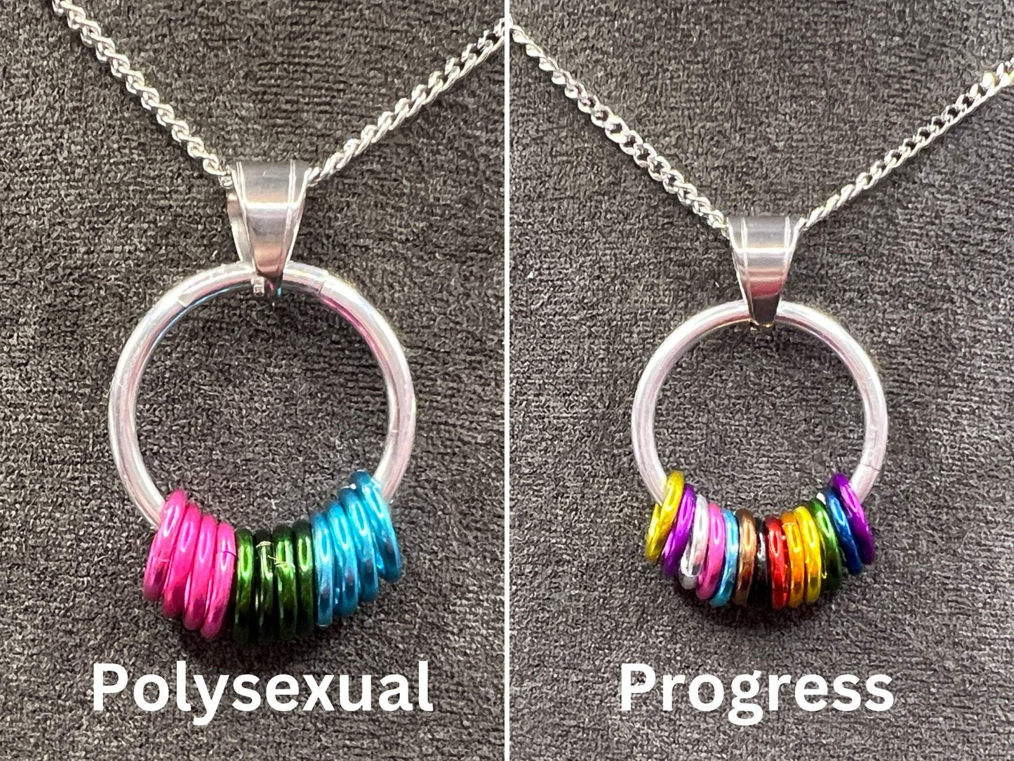 Pride Flag Fidget Pendant: 18 Flags Available - Megan Gros Designs