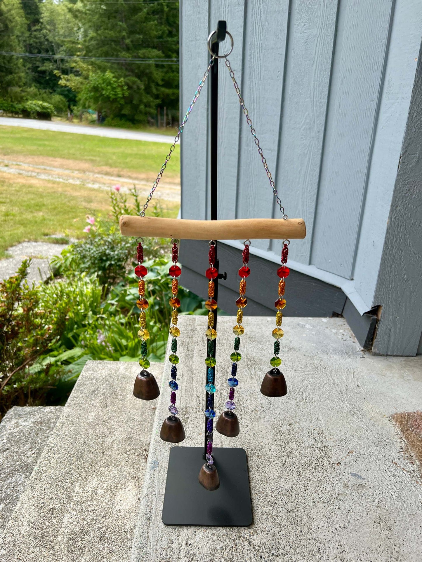 Suncatcher - Rainbow Wind Chime/Suncatcher Combo