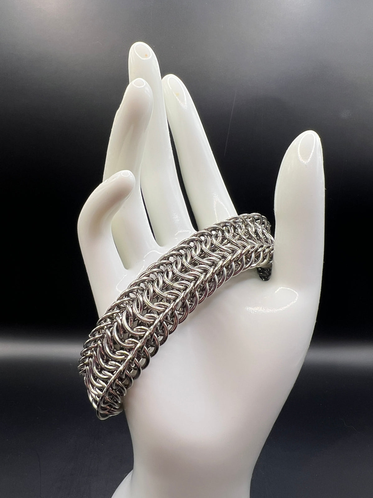 Solid Stainless Steel Bracelet - Dragon Belly