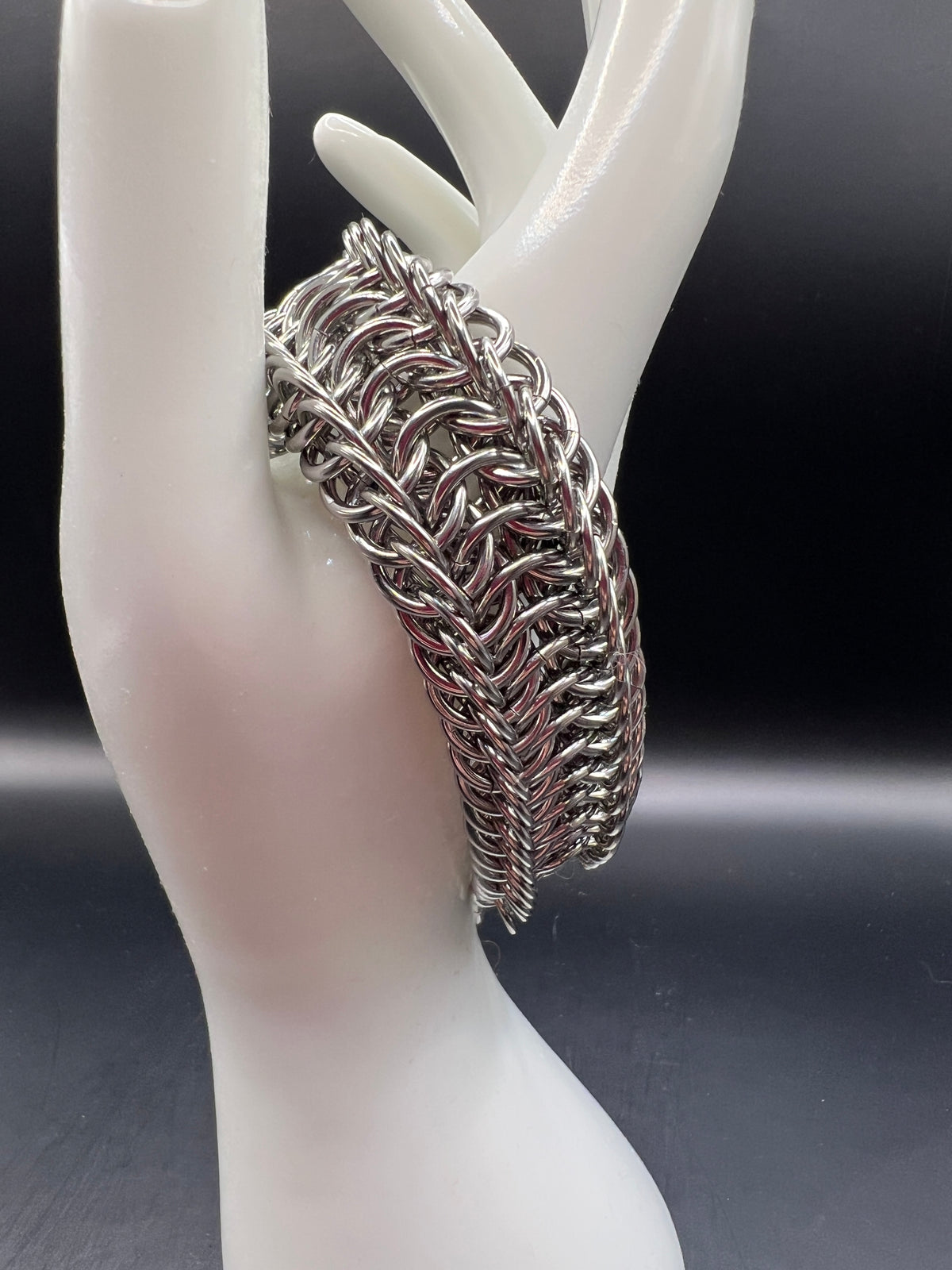 Solid Stainless Steel Bracelet - Dragon Belly