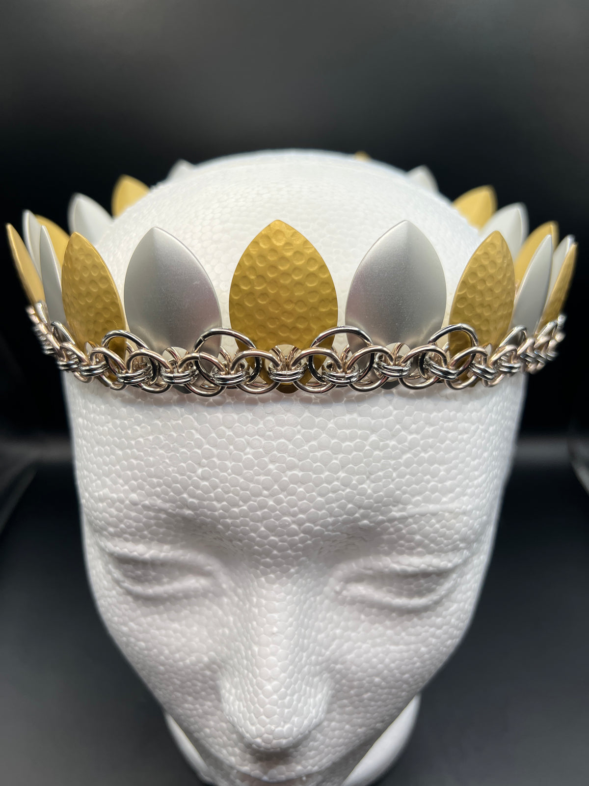 Scalemaille Crown - Gold, Silver & Rose Gold