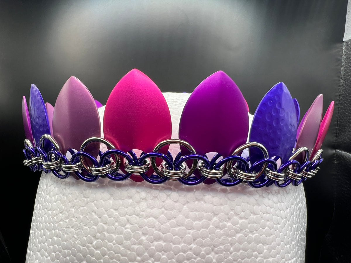 Scalemaille Crown - Pinks & Purples