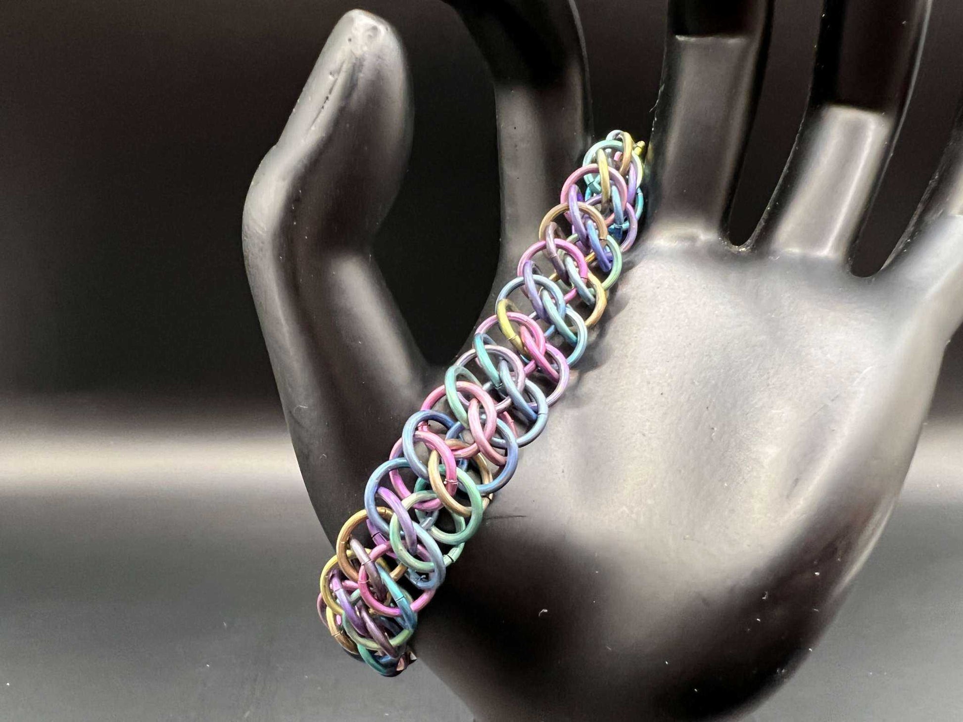 Anodized Titanium Bracelet - Great Southern Gathering - Megan Gros Designs