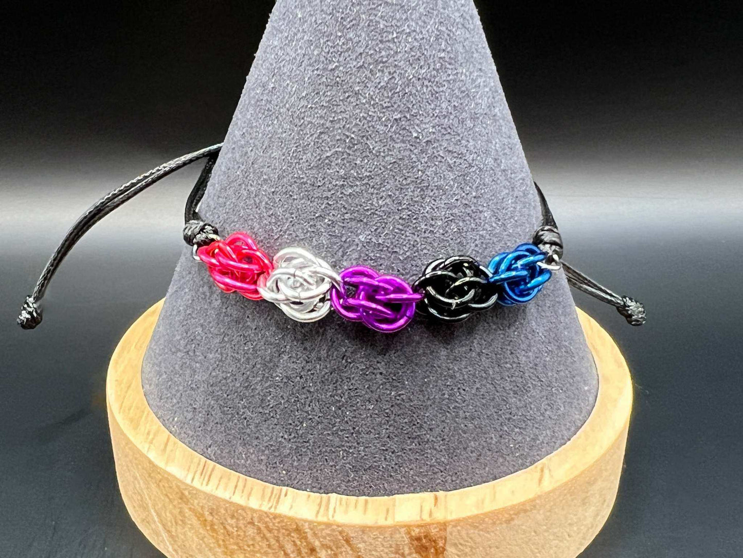 Petite Sweet Pea Pride Flag Bracelet: 10 Flags Available - Megan Gros Designs