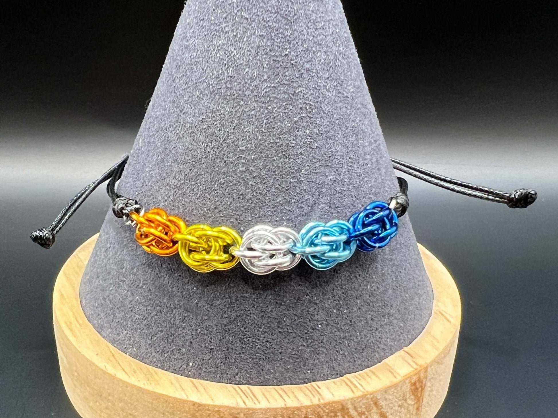 Petite Sweet Pea Pride Flag Bracelet: 10 Flags Available - Megan Gros Designs