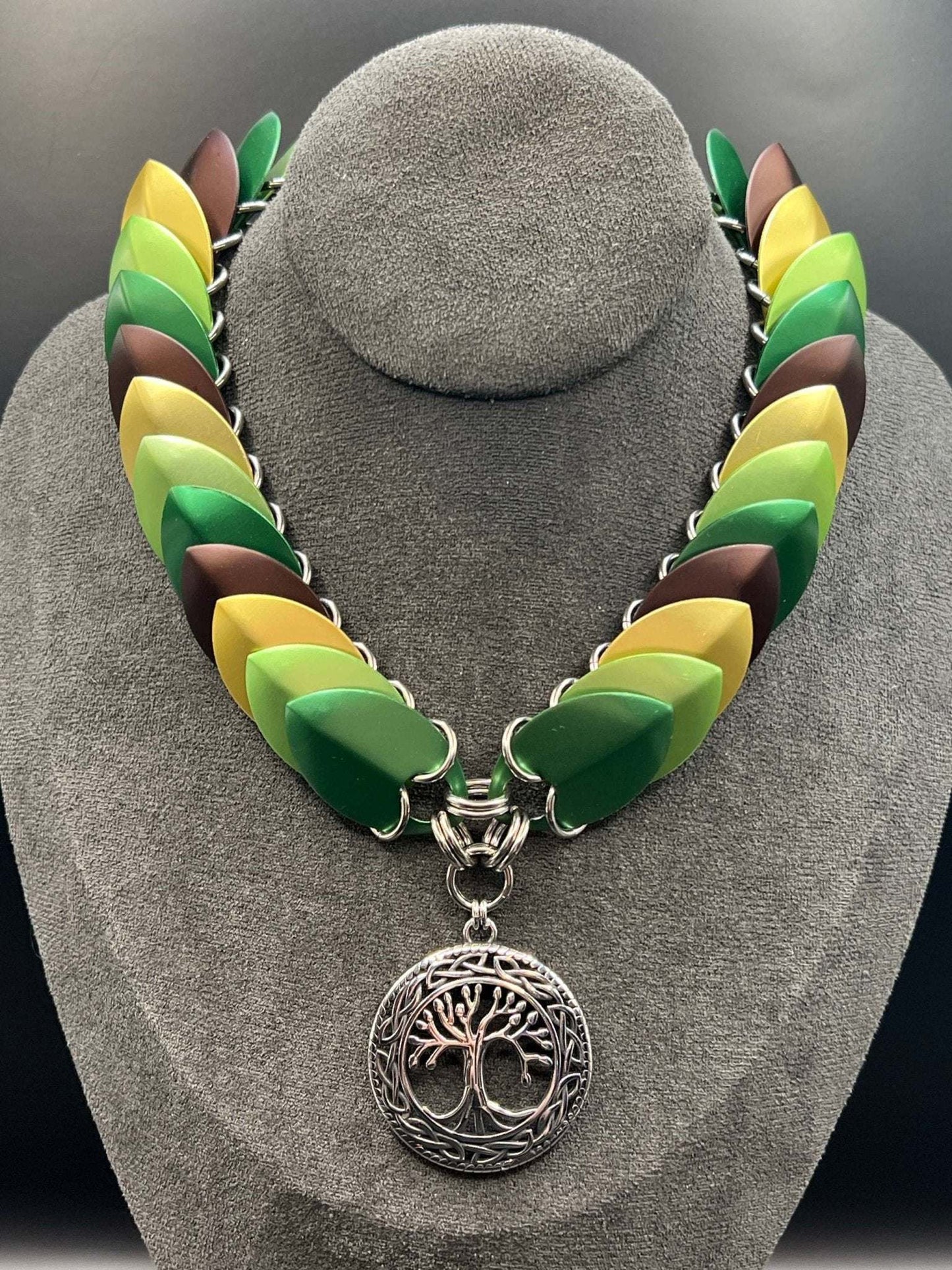 Premium Scale Choker - Tree of Life - Megan Gros Designs