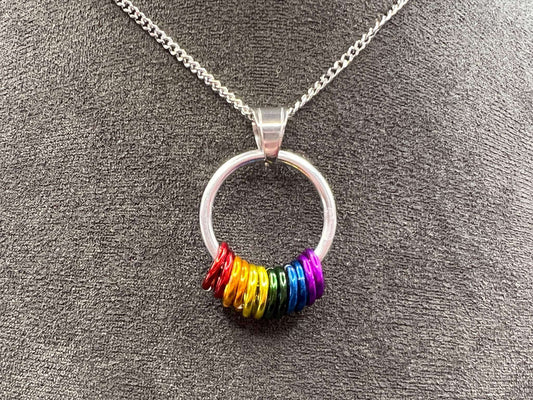 Pride Flag Fidget Pendant: 18 Flags Available - Megan Gros Designs