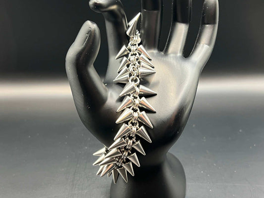 Stainless Steel Bracelet - Spiked - Megan Gros Designs