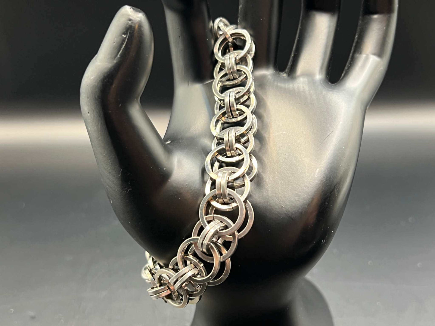 Stainless Steel Bracelet - Square Wire Helm Chain - Megan Gros Designs